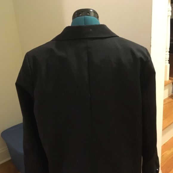 Four Button Black Dress Jacket - Picture 4 of 8